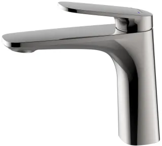 Смеситель для раковины Black&White Universe 8701MG оружейная сталь